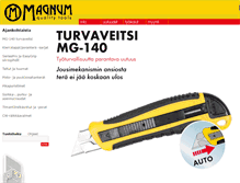 Tablet Screenshot of magnum-tools.com